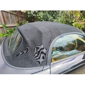 Porsche 986 Boxster S Roof Black + Frame With Glass Rear Screen