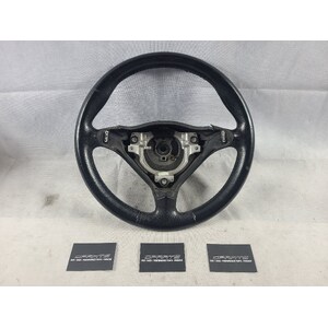 Porsche 993 996 986 Carrera Boxster 3 Spoke Steering Wheel - Black - Tiptronic